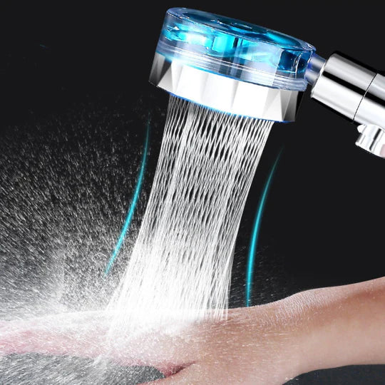 TurboShower - Capat de dus pentru presiune ridicata + 2 x Filtru Purificator