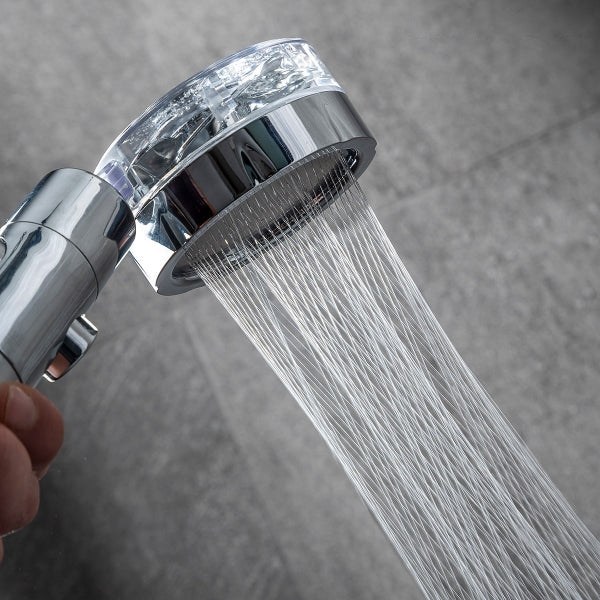 TurboShower - Capat de dus pentru presiune ridicata + 2 x Filtru Purificator