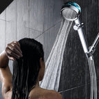 TurboShower - Capat de dus pentru presiune ridicata + 2 x Filtru Purificator